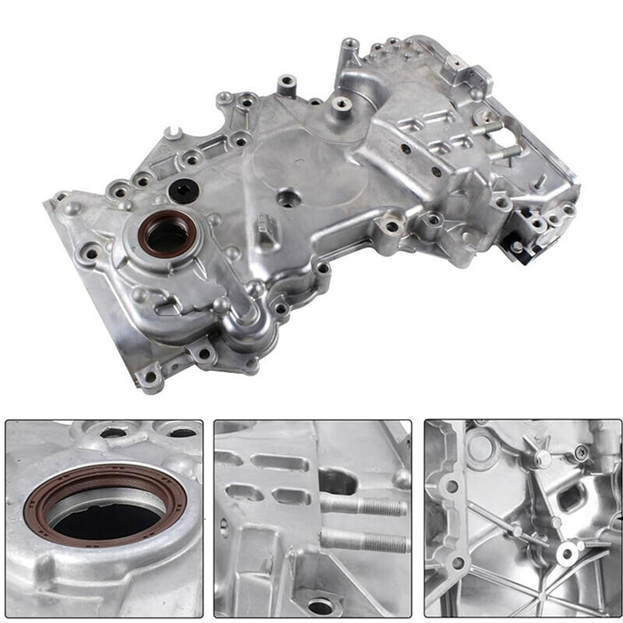 DURAFORCE 213502E350 Timing Chain Oil Pump Cover FOR 2014-2019 Kia Soul 2.0L & Hyundai