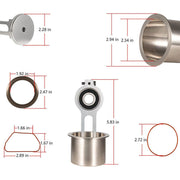 DURAFORCE KK-4835 Compressor Piston Kit Connecting Rod Kit with Bearing For Craftsman