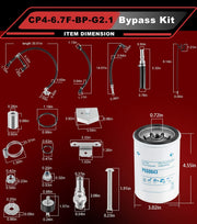 DURAFORCE Powerstroke Disaster Prevention Bypass Kit For Ford 6.7L 2011-22 CP4-6.7F-BP-G2