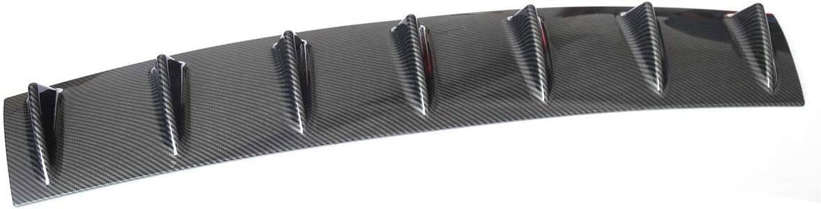 DURAFORCE For Acura TL 2004-2008 Rear Bumper Diffuser 7 Fins Spoiler Lip Splitter Wing