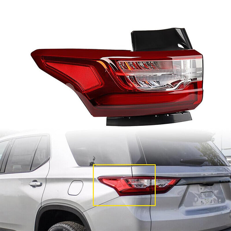 DURAFORCE Left LED Tail Light Lamp for 2018-2021 Chevrolet Traverse Driver Side L 84990362