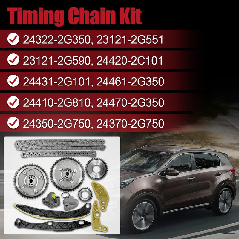 DURAFORCE For Hyundai Kia 2.4L G4KJ Engine Rebuild Overhaul Kit - Crankshaft / Con Rods