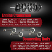 DURAFORCE For Hyundai Kia 2.4L G4KJ Engine Rebuild Overhaul Kit - Crankshaft / Con Rods
