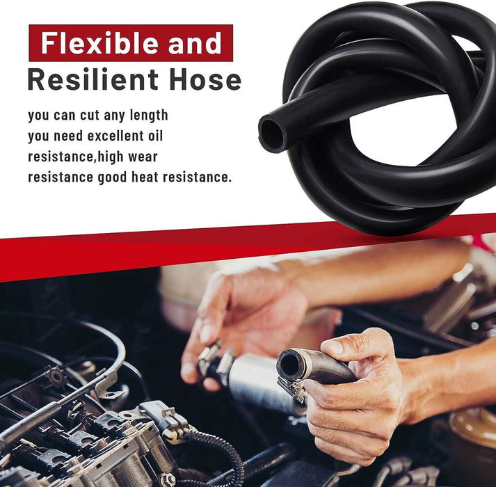 DURAFORCE Red Oil Catch Can Kit Reservoir Baffled Tank with Breather Filter Universal Alum