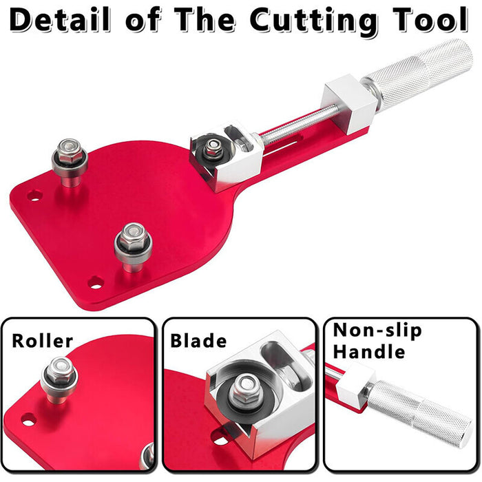 DURAFORCE 77750 Oil Filter Cutter 2-3/8" to 5" Oil Filter Cutting Tool Oil Filter Opener