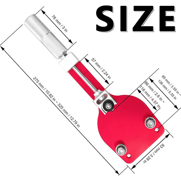 DURAFORCE 77750 Oil Filter Cutter 2-3/8" to 5" Oil Filter Cutting Tool Oil Filter Opener