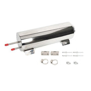 DURAFORCE 3" X 10" Radiator Coolant Overflow Tank Universal Polished Stainless Steel 32 OZ