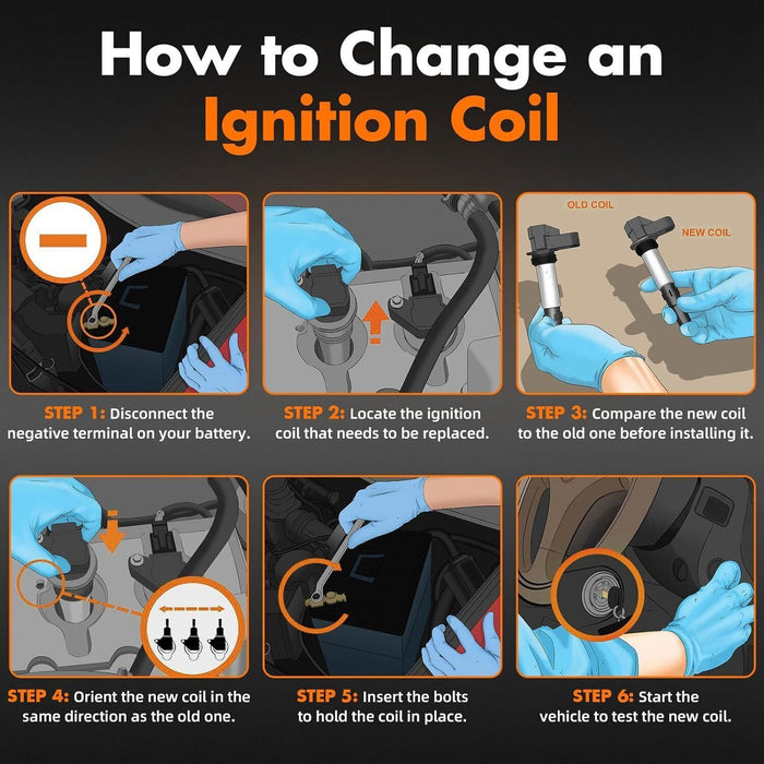 DURAFORCE 6 Spark plugs and Ignition coils packs for Nissan Maxima Infiniti 3.5 V6 UF550