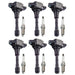 DURAFORCE 6 Spark plugs and Ignition coils packs for Nissan Maxima Infiniti 3.5 V6 UF550