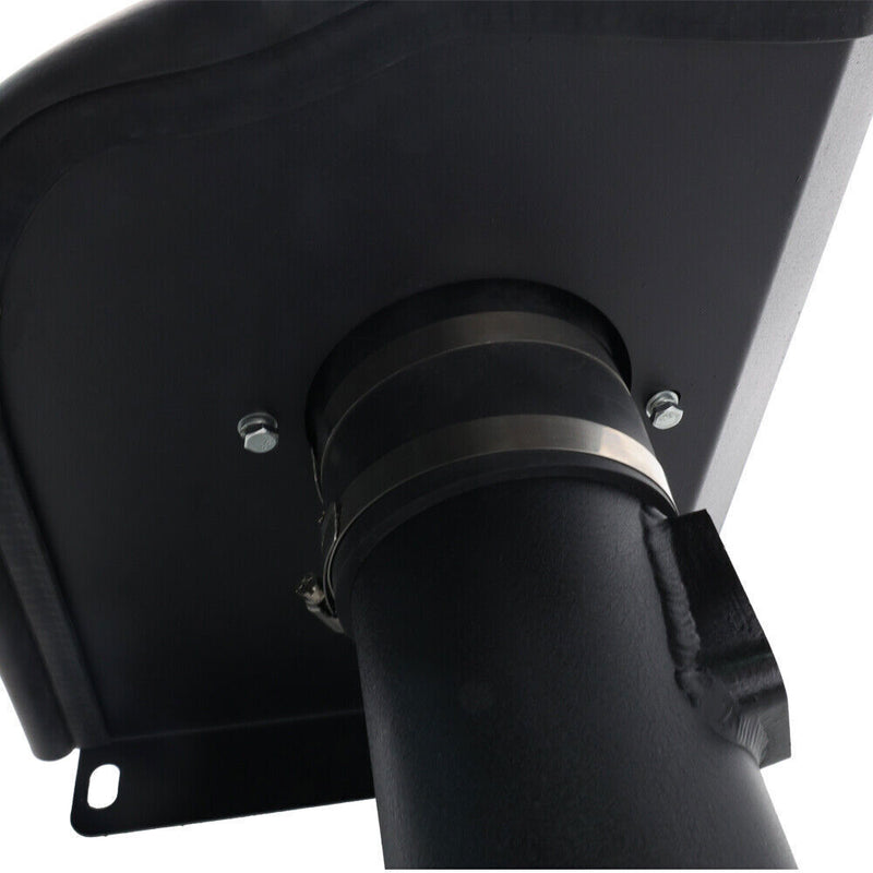 DURAFORCE Black Cold Air Intake+Heat Shield Kit for 2014-2018 Chevy GMC 1500 5.3L 6.2L