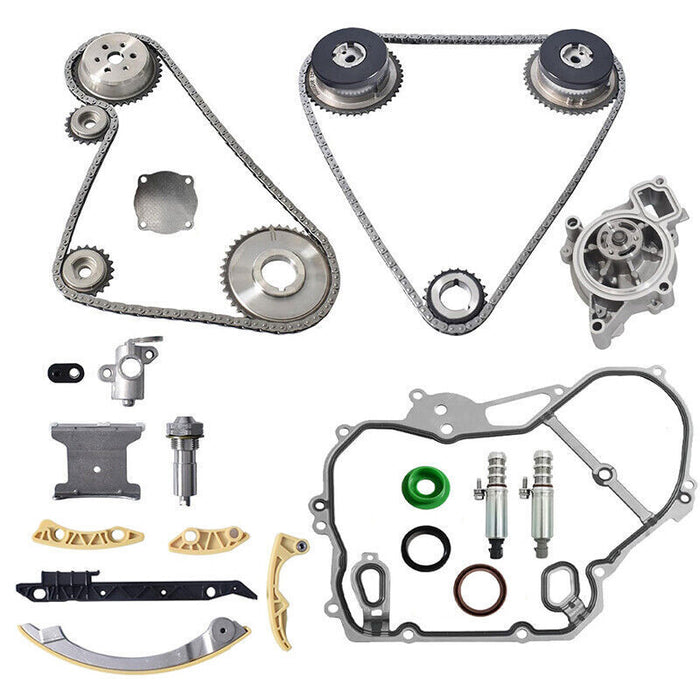 DURAFORCE For GM Terrain Chevy Equinox 2.2L 2.4L Ecotec Timing Chain Kit with Water Pump
