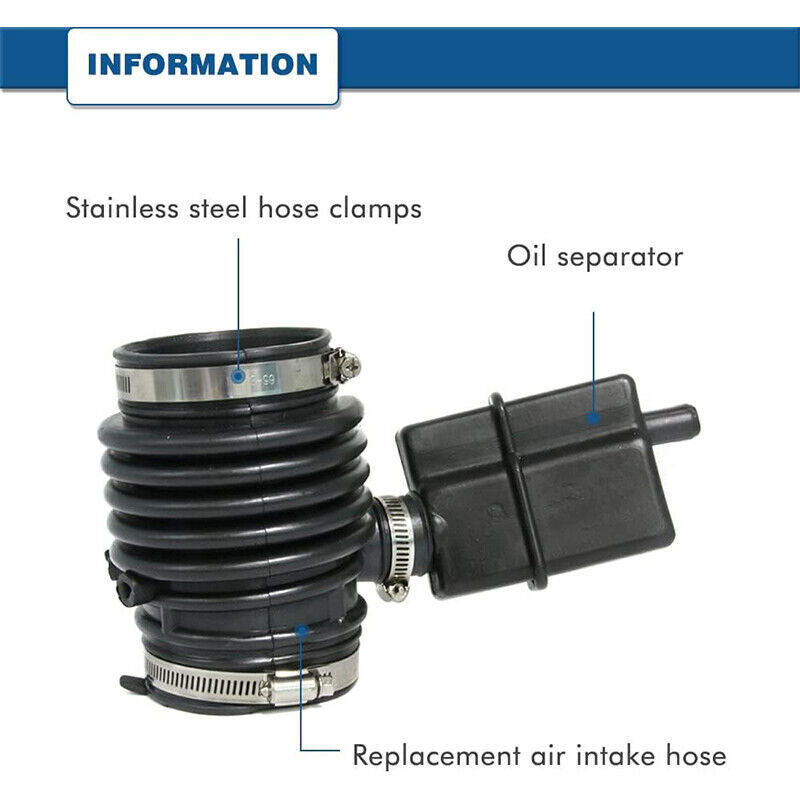 DURAFORCE Air Intake Hose 16576-1AA1A For Nissan Murano Quest Pathfinder JX35 2009-2014