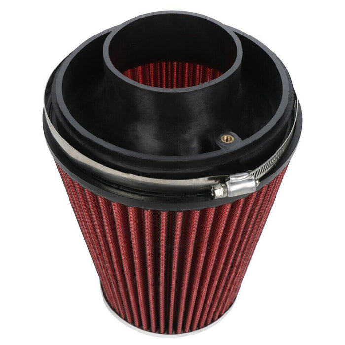 DURAFORCE Cold Air Intake System Heat Shield For 2009-2013 Chevy GMC V8 4.8L 5.3L 6.0L Red