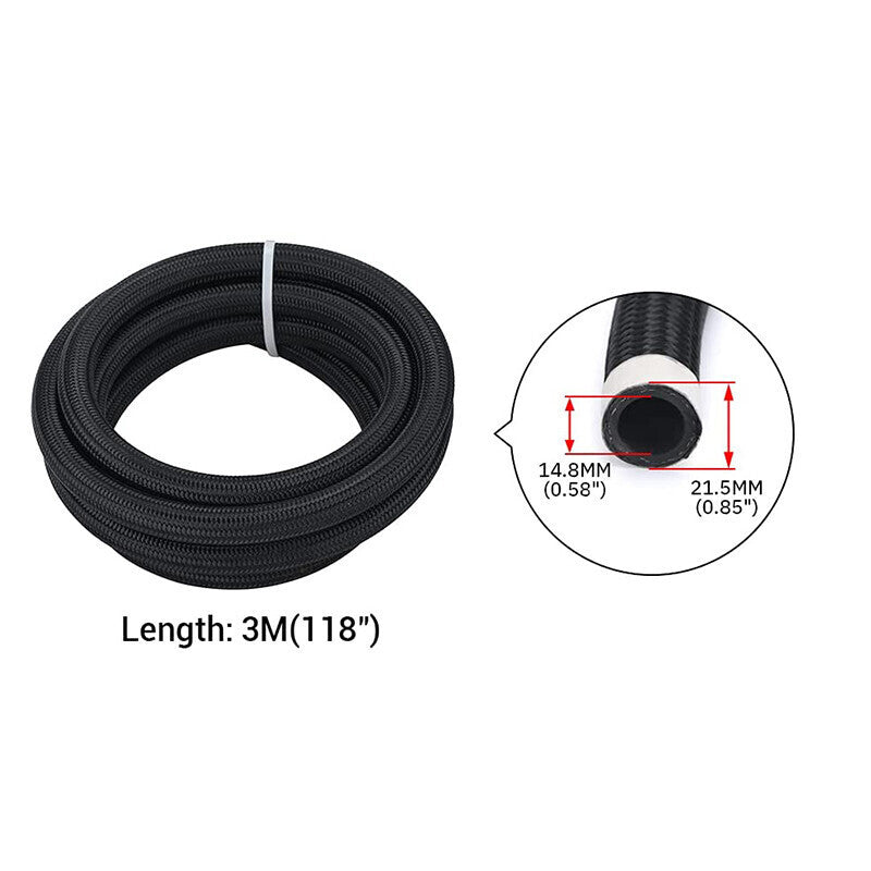 DURAFORCE 4 Port Oil Catch Can Breather with Hose Kit 10AN for Honda Acura Turbo Universal