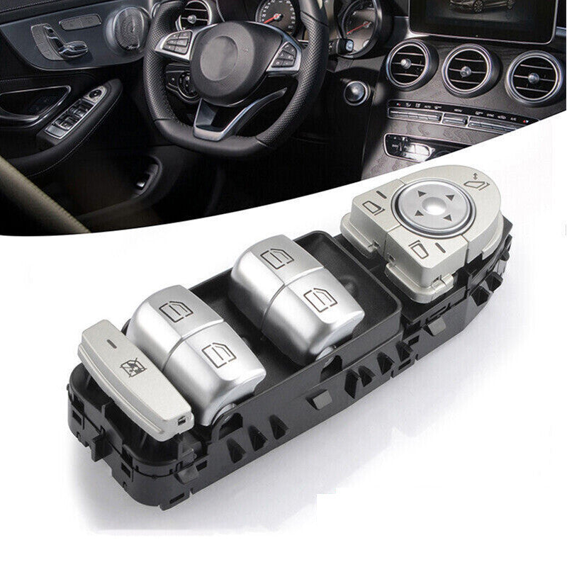 DURAFORCE Front Left Master Power Window Switch 2229056800 For Mercedes Benz C300 GLC300