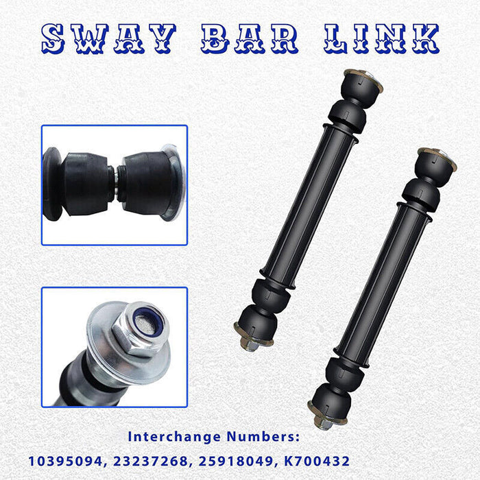 DURAFORCE 2X Front Sway Bar End Link K700432 For 2007-2016 Chevrolet Escalade Avalanche