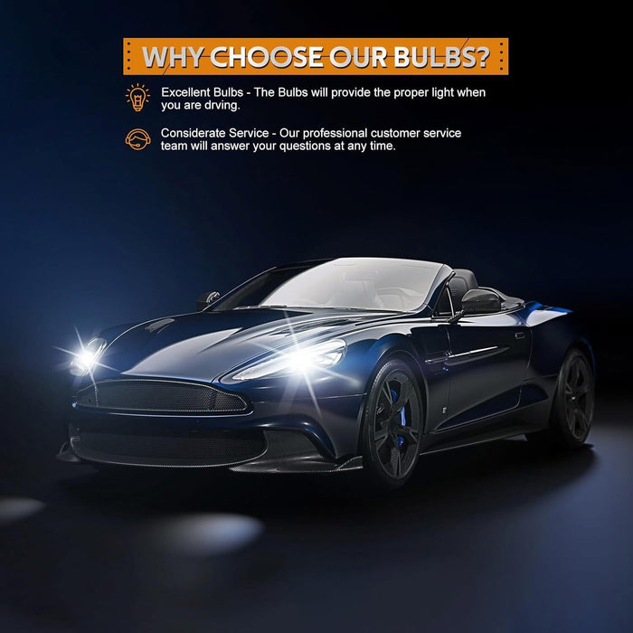 DURAFORCE 2x New D4S Xenon HID Headlight Bulbs 6000K For Lexus Toyota 42402 66440 set