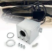 DURAFORCE 2L Aluminum High Flow Swirl Fuel Surge Pot Tank AN6 For 044 External Fuel Pump S