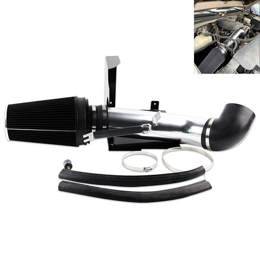 DURAFORCE 4" Cold Air Intake Induction Kit Filter for Ford 99-06 Silverado 1500 2500 Black