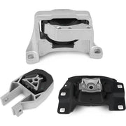 DURAFORCE Engine Motor & Transmission Mount Set For 13-16 Ford Escape 2.0L 2.5L
