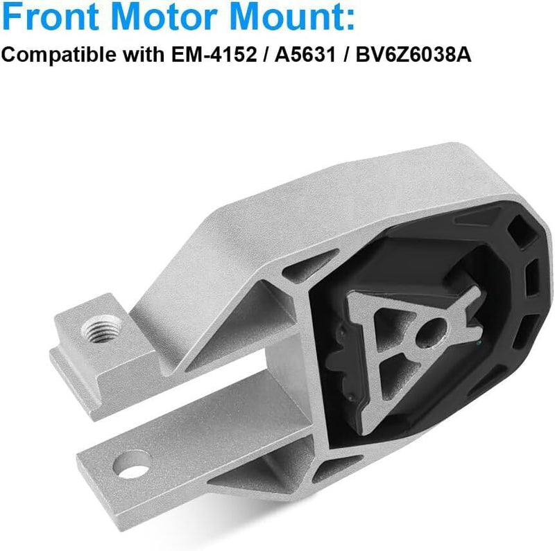 DURAFORCE Engine Motor & Transmission Mount Set For 13-16 Ford Escape 2.0L 2.5L