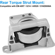 DURAFORCE Engine Motor & Transmission Mount Set For 13-16 Ford Escape 2.0L 2.5L