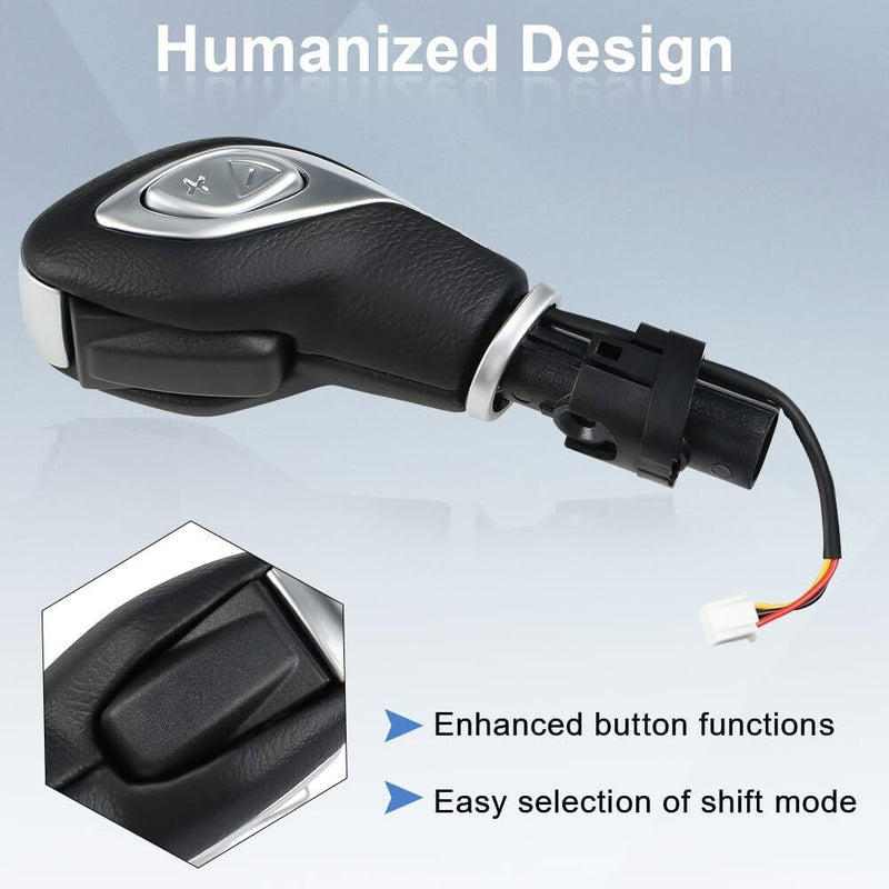 DURAFORCE Gear Shift Knob Shifter Lever Automatic Transmission For 13-15 Ford Escape Matte