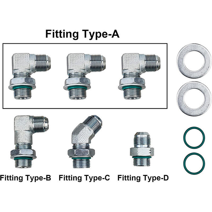 DURAFORCE Allison Transmission Cooler Lines For 06-10 Chevy/GMC 6.6l Duramax w/ Fittings