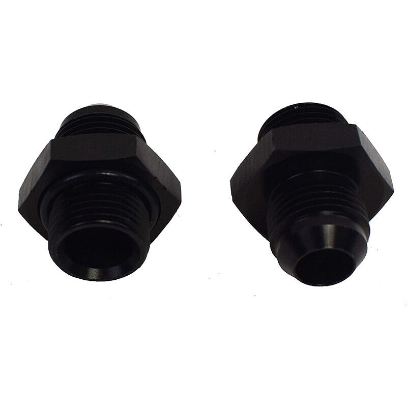 DURAFORCE AN10 10AN Male Aluminum Inline Fuel Shut Off Valve w/ Cable Lever Black