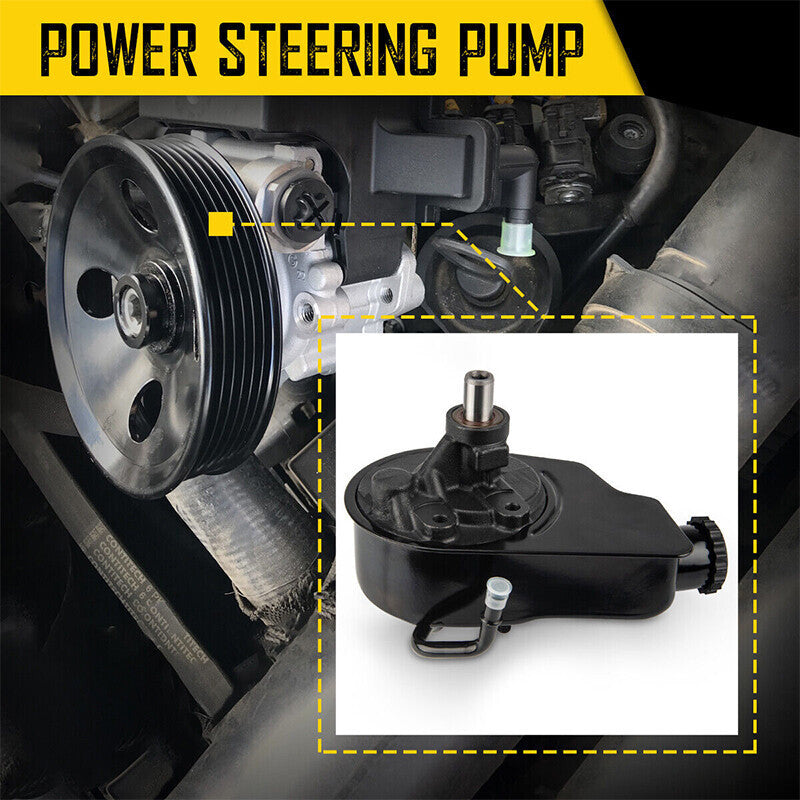 DURAFORCE Power Steering Pump Fit For 99-06 Chevrolet Silverado 1500 5.3L Pickup 2003-2006