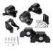 DURAFORCE 2-Bolt Engine Swap Motor Mount Kit For 96-2000 Honda Civic EK B-Series D-Series