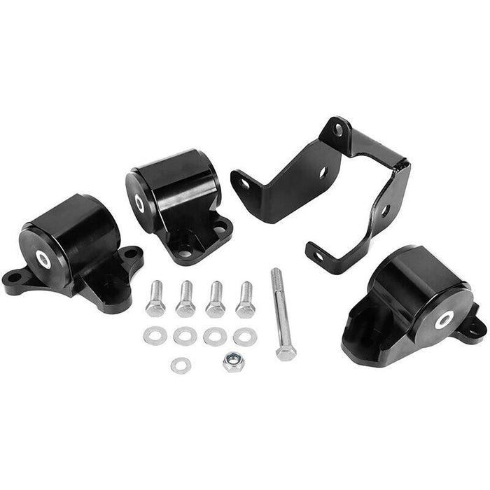 DURAFORCE 2-Bolt Engine Swap Motor Mount Kit For 96-2000 Honda Civic EK B-Series D-Series