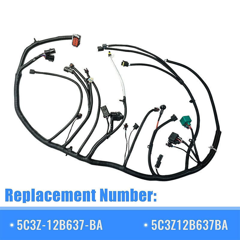 DURAFORCE 5C3Z-12B637-BA For 2005-2007 Ford Super Duty Diesel Engine Wiring Harness 6.0L A