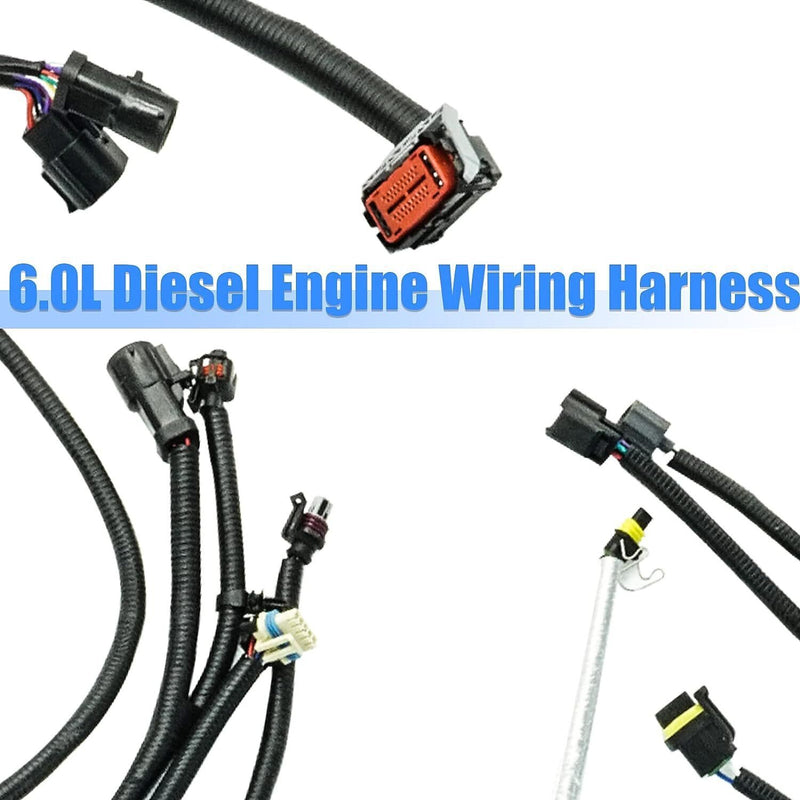 DURAFORCE 5C3Z-12B637-BA For 2005-2007 Ford Super Duty Diesel Engine Wiring Harness 6.0L A