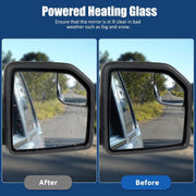 DURAFORCE Passenger Right Side Door Mirror Power + Lamp 8 Pins For 15-20 Ford F-150