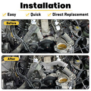 DURAFORCE Water Coolant Pipe Kit Fit for Land Rover LR4 3.0L Range Rover 5.0L Supercharged
