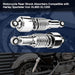 DURAFORCE 10.5" Rear Shocks Absorbers Lowering For 1980-UP Harley Davidson Touring FLT/FLH