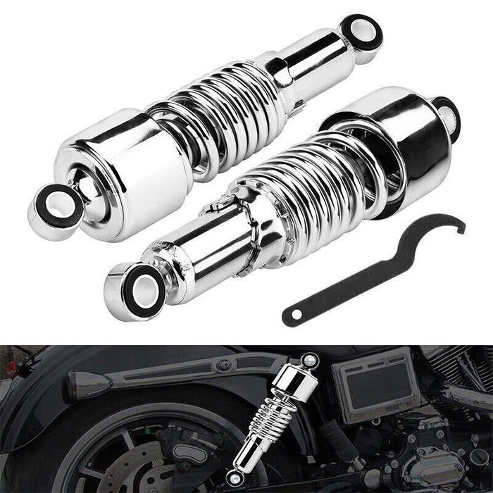 DURAFORCE 10.5" Rear Shocks Absorbers Lowering For 1980-UP Harley Davidson Touring FLT/FLH