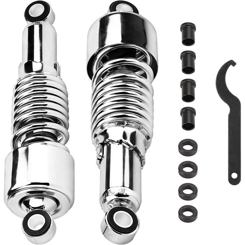 DURAFORCE 10.5" Rear Shocks Absorbers Lowering For 1980-UP Harley Davidson Touring FLT/FLH