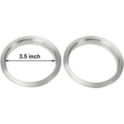 DURAFORCE NEW 3.5" V-Band Flange Male Female & Clamp Kit for Turbo Exhaust Pipe 2PCS