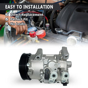 DURAFORCE AC Compressor with Clutch Fit For Toyota Corolla 2011 2012 2013 447260-3373