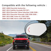 DURAFORCE For 07-13 Cadillac Chevrolet Tahoe GMC Yukon Mirror Glass Heated Signal Driver S