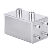 DURAFORCE Universal Oil Catch Can Kit Breather Box for Honda Acura Turbo 4 Port