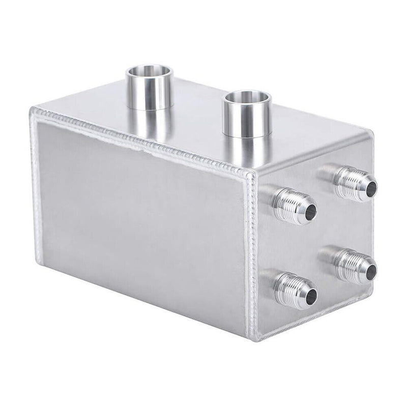DURAFORCE Universal Oil Catch Can Kit Breather Box for Honda Acura Turbo 4 Port