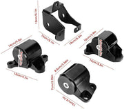 DURAFORCE Motor Mount Engine Torque Bracket 2 Bolt For Honda Civic 96-00 B16 B18 D16 EK
