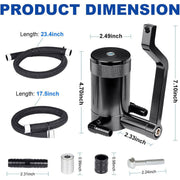 DURAFORCE Catch Can Air Oil Separator Z-Bracket For Chrysler Dodge Charger Challenger 2011