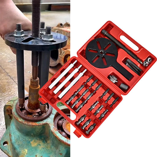 DURAFORCE Three-jaw Puller Kit Inner Hole Removal Tool Bearing Disassembly with Box