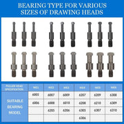 DURAFORCE Three-jaw Puller Kit Inner Hole Removal Tool Bearing Disassembly with Box