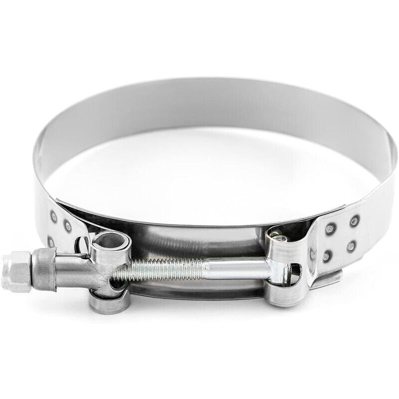 DURAFORCE New 3.5" T-Bolt Clamp Stainless Steel Turbo 95mm-103mm Silicone Hose Clamp 10PCS