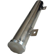 DURAFORCE 2" x 15" Polished STAINLESS Steel Radiator Overflow Tank Universal